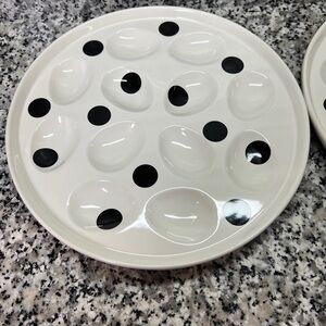 Lenox Kate Spade Deco Dot Egg Tray